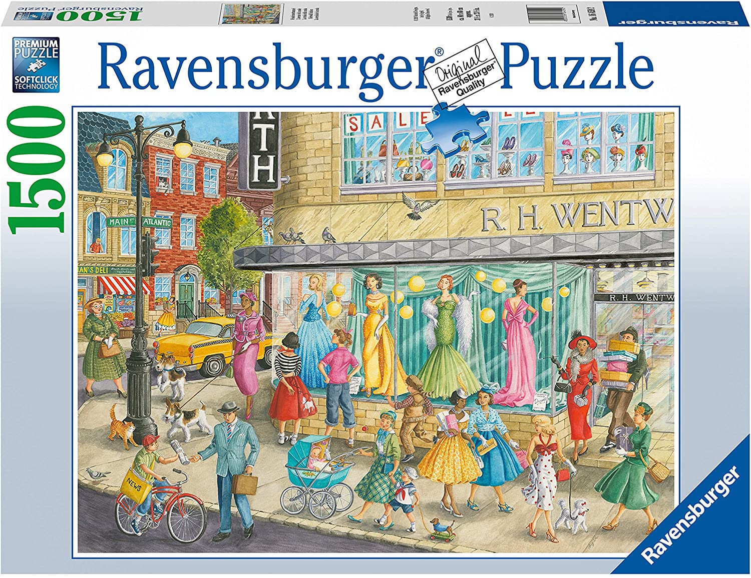 Ravensburger Sidewalk Fashion 1500 Piece Puzzle image 0